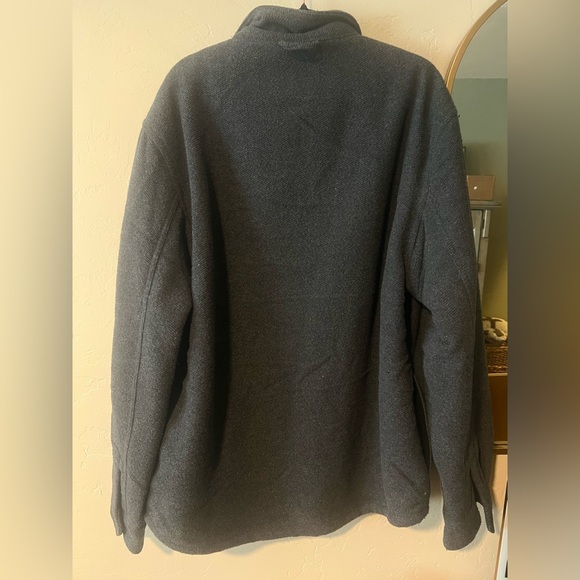 Jachs New York Men's Grey Sherpa Lined Wool Blend Shirt Jacket 
Size L - Picture 9 of 16